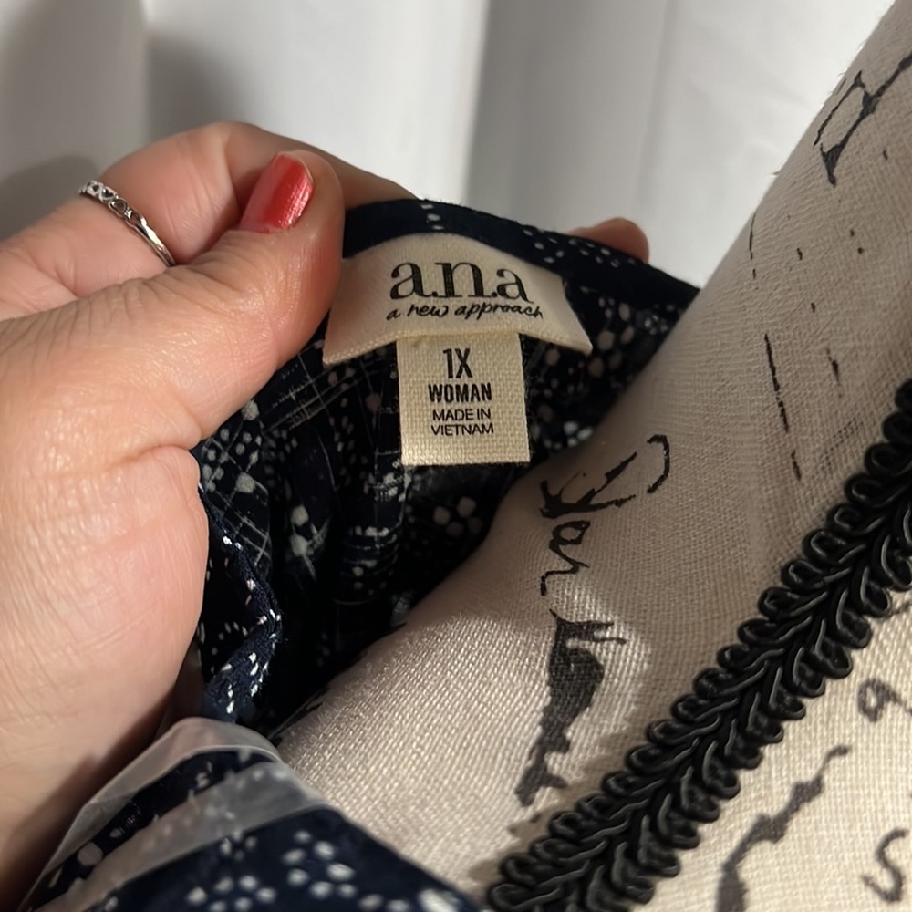 A.N.A Ruffle Blouse - Picture 4 of 6